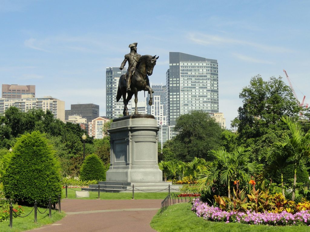 morar em Boston: parque