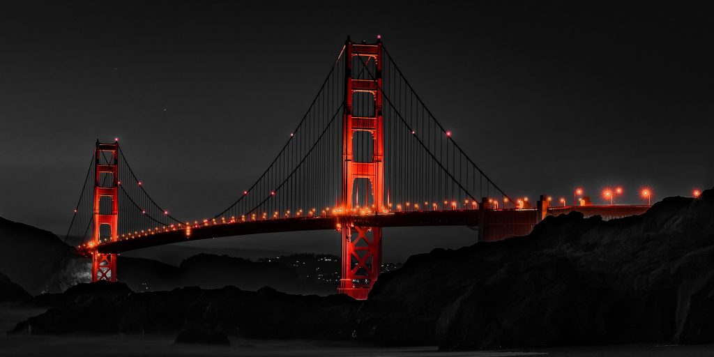Morar na Califórnia: Golden Gate Bridge