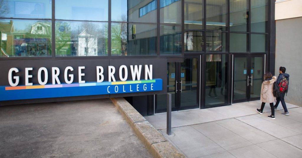 George Brown College instituição para estudar college no canadá.