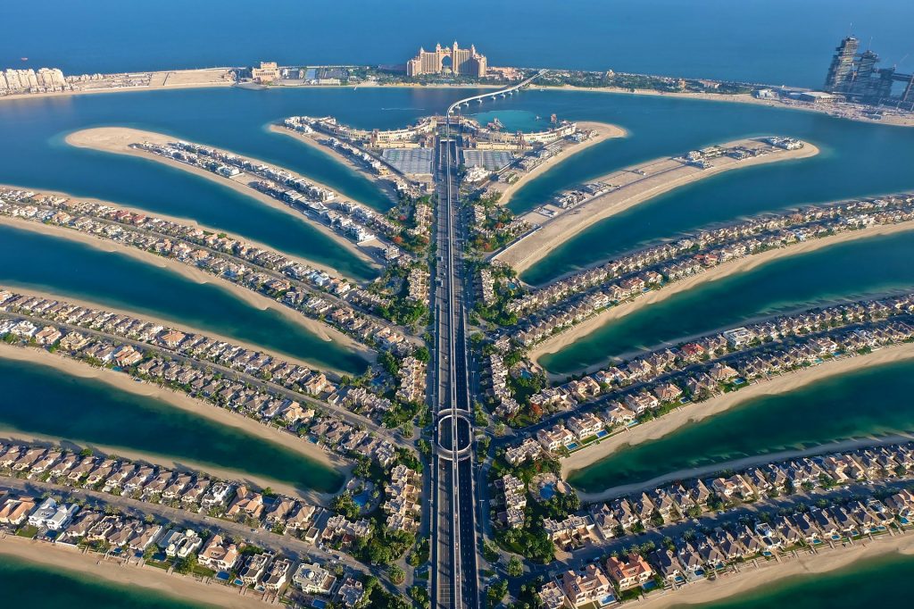 Palm Jumeirah: cidade de Dubai