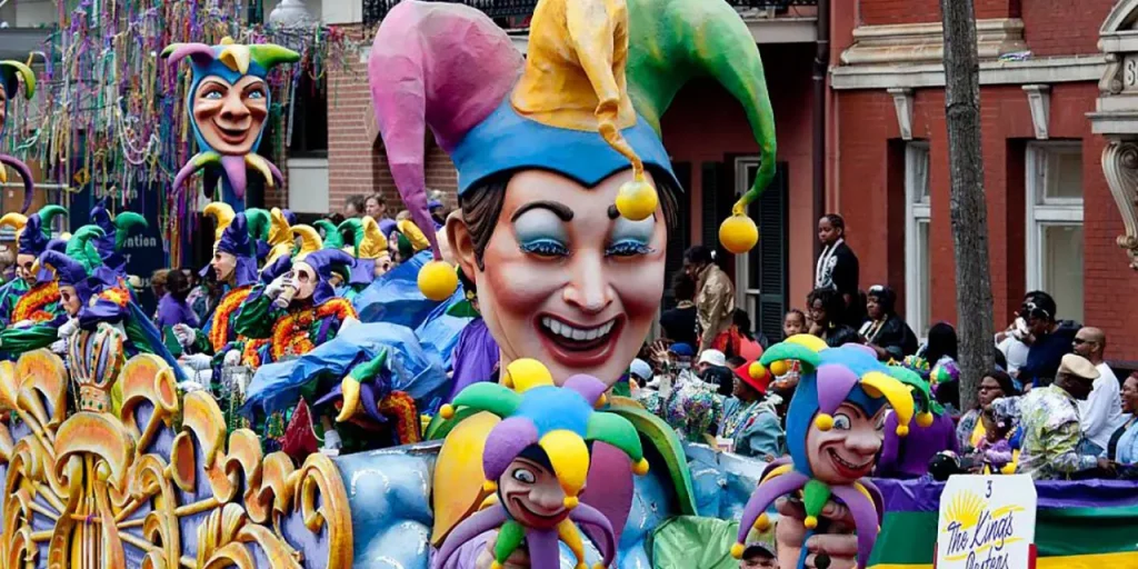 Festividade do Carnaval de Mardi Gras, nos Estados Unidos. Outras celebrações populares de carnaval pelo mundo...