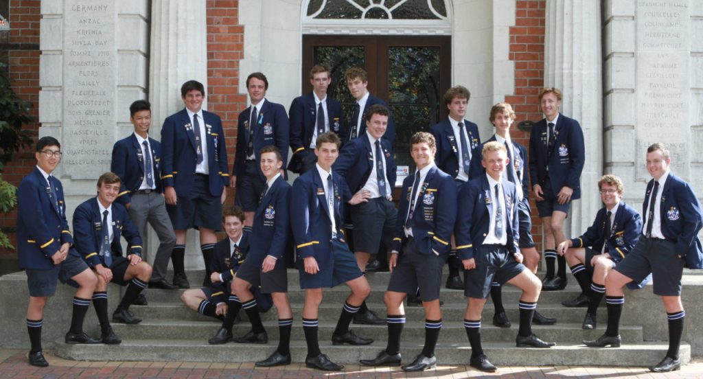 Estudantes de high school na Nova Zelândia